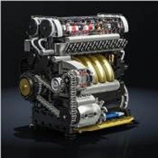 Bouwset voor een motormodel L-TYPE, 847 onderdelen
