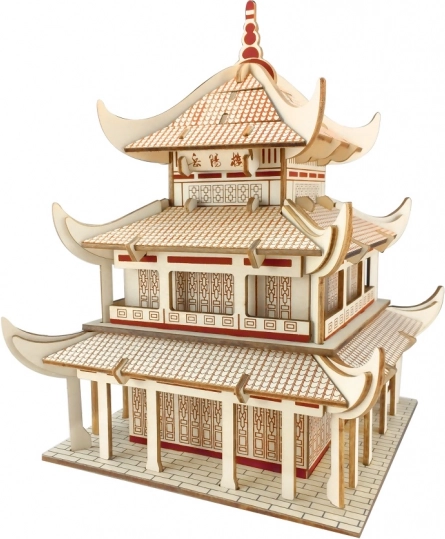 Houten 3D-puzzel Yueyang Toren