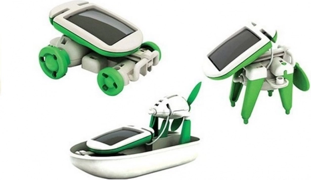 Educatieve 6-in-1 zonne-robot