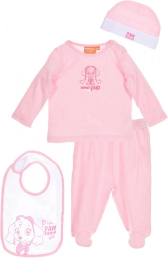 Cadeauset Paw Patrol voor baby, roze, 4-delig