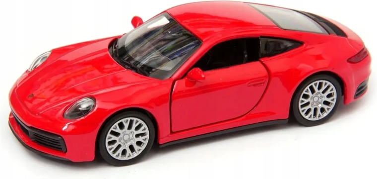 Metalen model Welly Porsche 911 Carrera 4S 1:34 rood