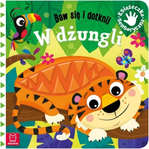 voel en ontdek: in de jungle – zintuiglijk boek voor kinderen