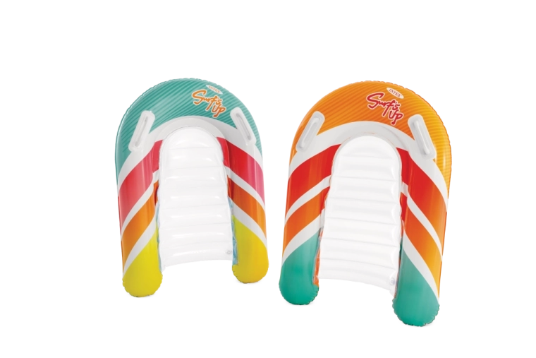 Opblaasbaar ligbed met handgrepen Surf's Up Rider voor kinderen