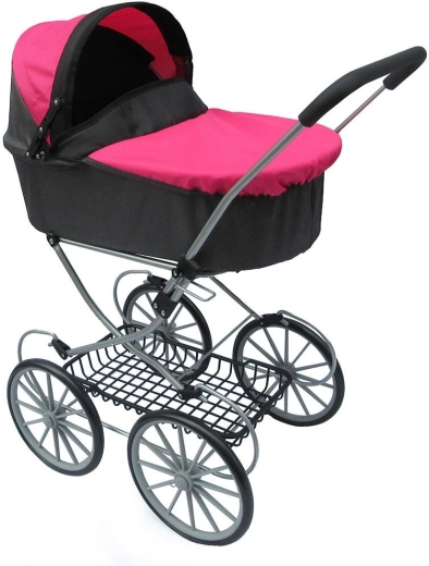 Retro kinderwagen voor poppen PlayTo Betty