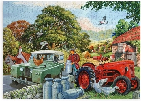 Puzzel Bob en zijn hond, 500 extra grote stukjes