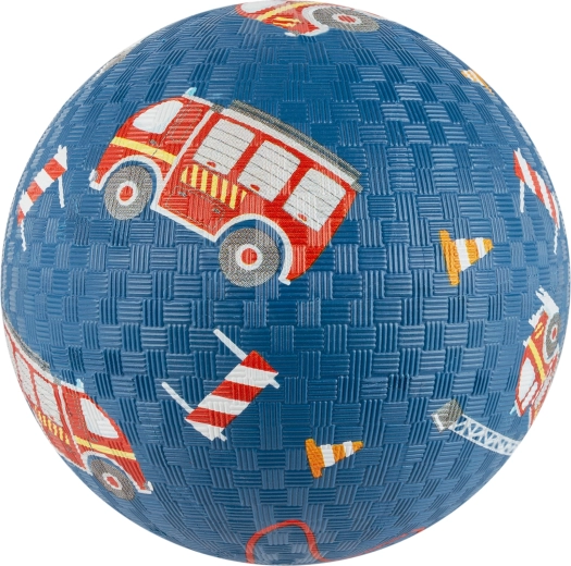 Kinderbal brandweer 17 cm van natuurlijk rubber Sigikid
