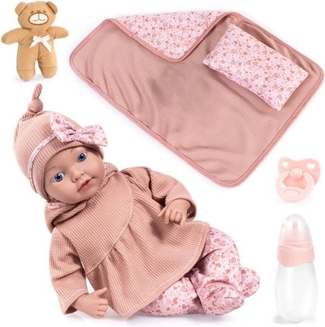 Bayer realistische Reborn-pop 38 cm met accessoires