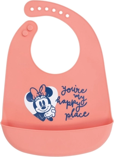 Stor siliconen slabbetje Minnie