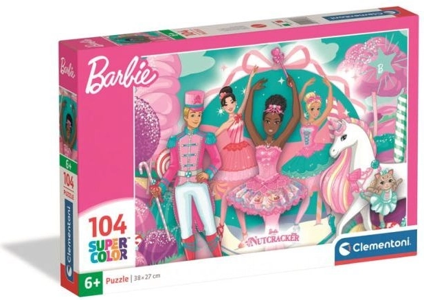 Kinderenpuzzel Clementoni SuperColor Barbie en de Notenkraker 104 stukjes