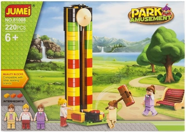 Bouwset Jumei pretpark 220 onderdelen 30 × 21 cm - 1 stuk