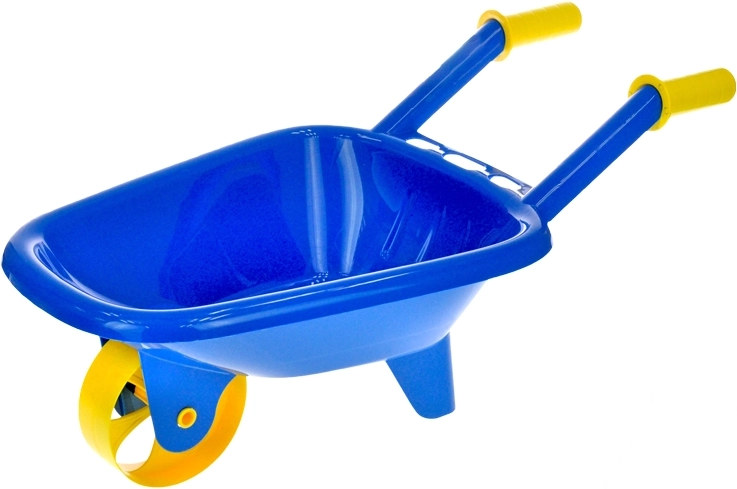 Kinder kruiwagen van kunststof blauw 60 × 25 × 30 cm