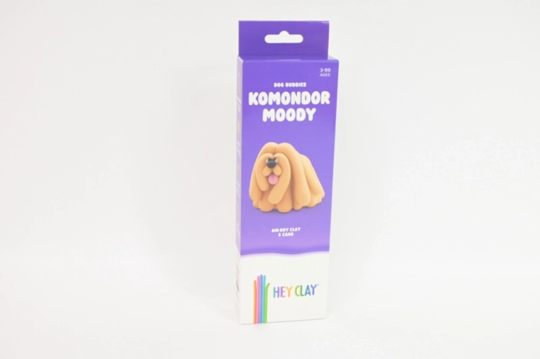 Hey Clay Hondenvrienden Komondor – creatieve boetseerklei (3 verpakkingen)