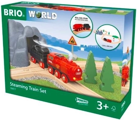 BRIO World treinbaan met stoomlocomotief