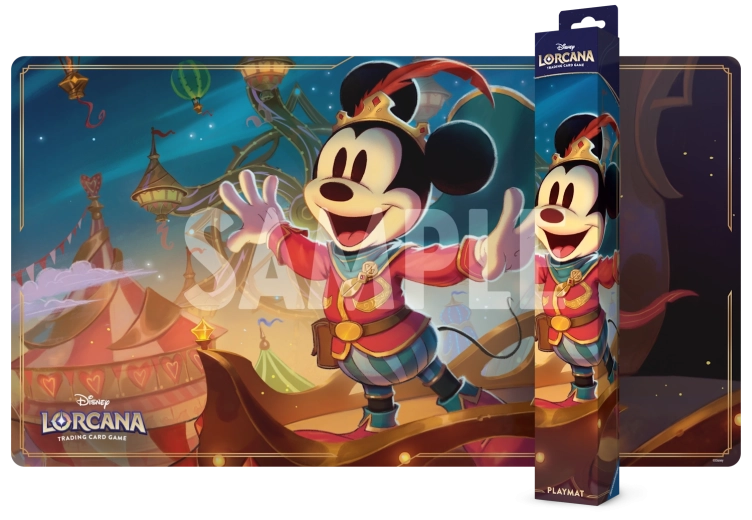 Disney Lorcana set 10 Geflüster aus der Tiefe speelmat Mickey Mouse