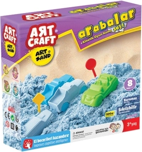 Art Craft kinetisch zand auto's 500 g - 1 stuk