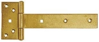 Poortscharnier geel verzinkt 300 × 45 × 90 × 35 × 3 mm