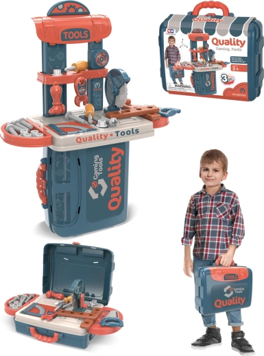 Werkplaats in een koffertje voor kleine klussers