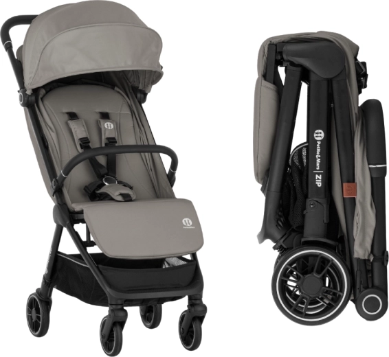 Sportieve buggy PETITE&MARS Zip Velvet Grey