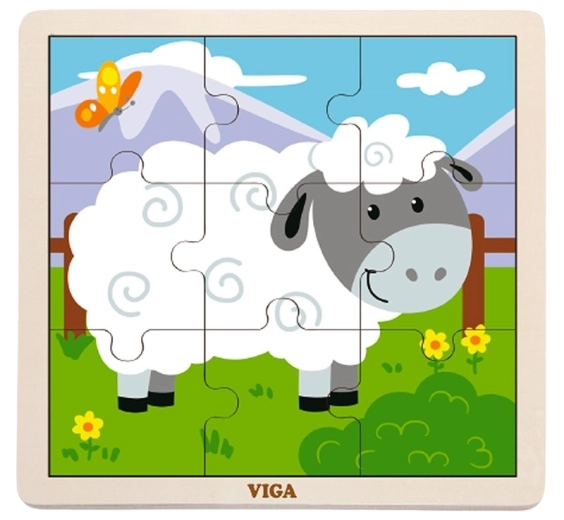 BABU houten puzzel schaapje