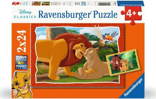 Puzzel Disney De Leeuwenkoning 2x24 stukjes