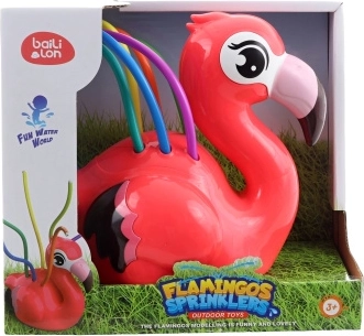 Tuinwatersproeier flamingo voor kinderen