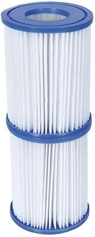 Twee vervangingsfilters voor BESTWAY zwembadpomp type I (set van 2 stuks)
