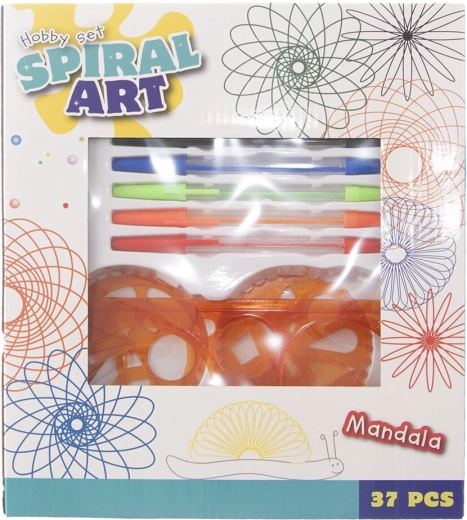 Creatieve set voor het inkleuren van mandala’s (37 stuks)