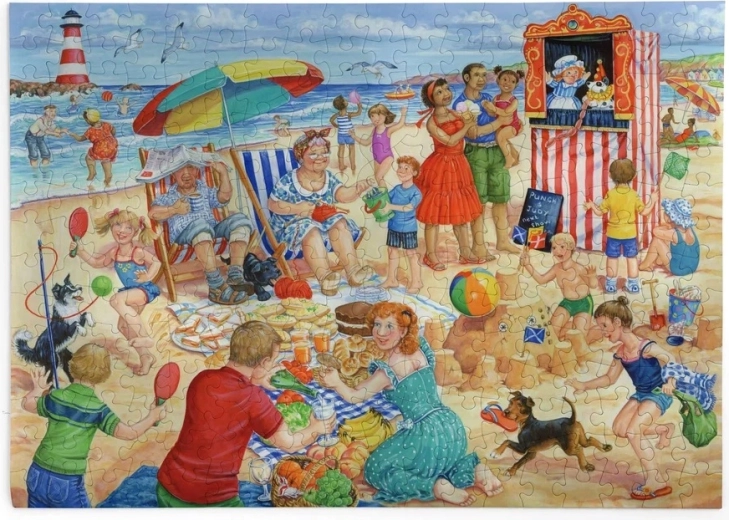 Puzzel House of Puzzles Uitstapje naar zee, 250 grote stukjes