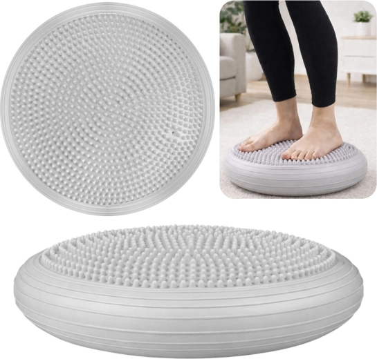 Senzomotorische balanusschijf egel 34 cm – grijs