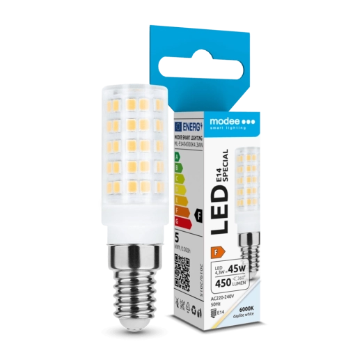 Modee Lighting LED keramische lamp E14 4,3 W koel wit 360°