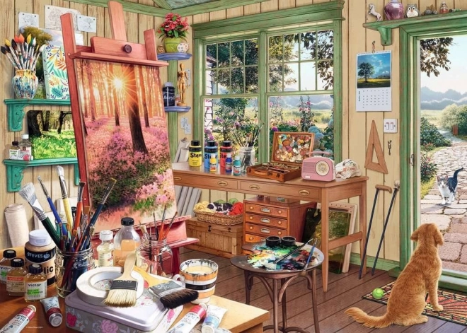 Ravensburger puzzel Mijn toevlucht: tuinatelier 1000 stukjes