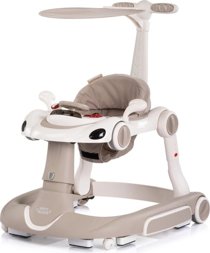 Interactieve looptrainer 5-in-1 Happy Walker – beige