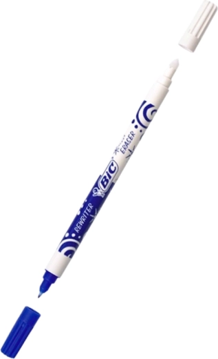 Dubbele inktwisser BIC Ink Eater blauw