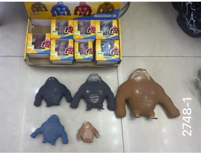 Opwindbare gorilla speelgoed voor kinderen