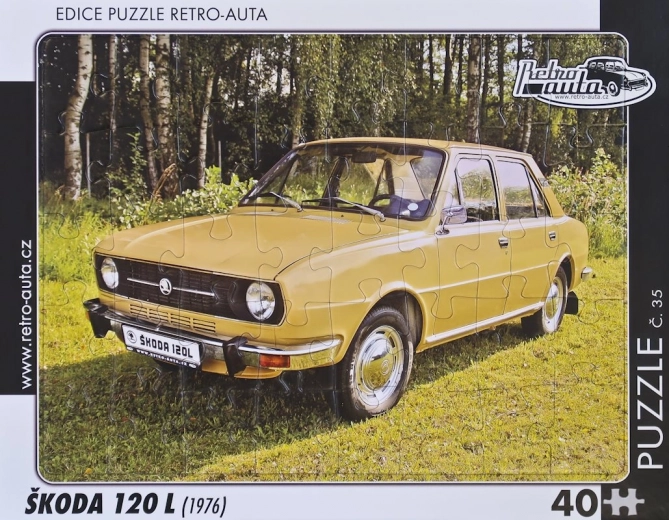 Puzzel RETRO-AUTO’s Škoda 120 L 40 stukjes