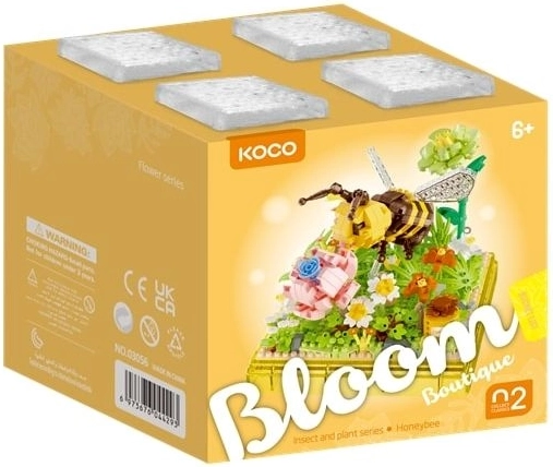 KOCO bouwset bij en bloemen 668 onderdelen - 1 stuk