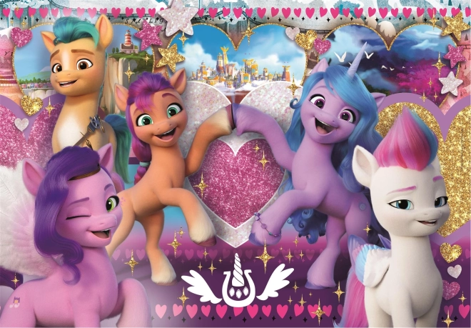 Puzzel My Little Pony: Liefdevolle pony’s Maxi 104 stukjes
