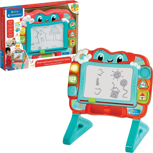 Baby Clementoni mijn interactieve magnetische tekentafel 2-in-1