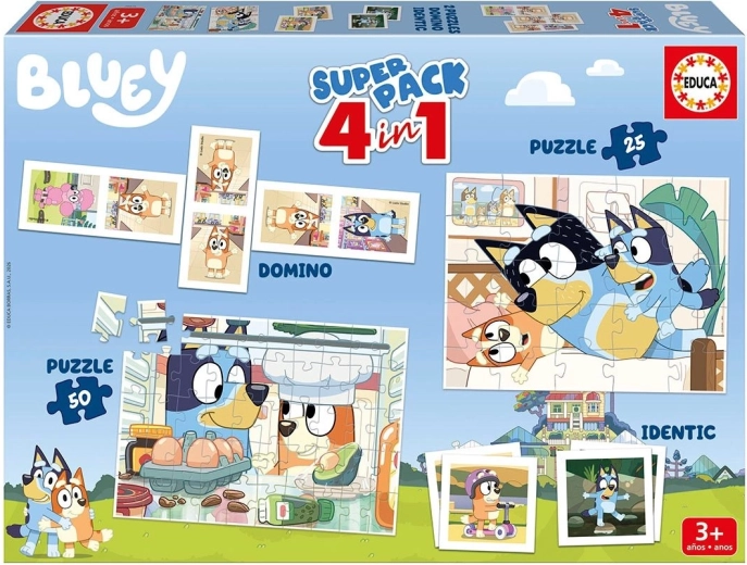Educa spellenset Bluey 4 in 1