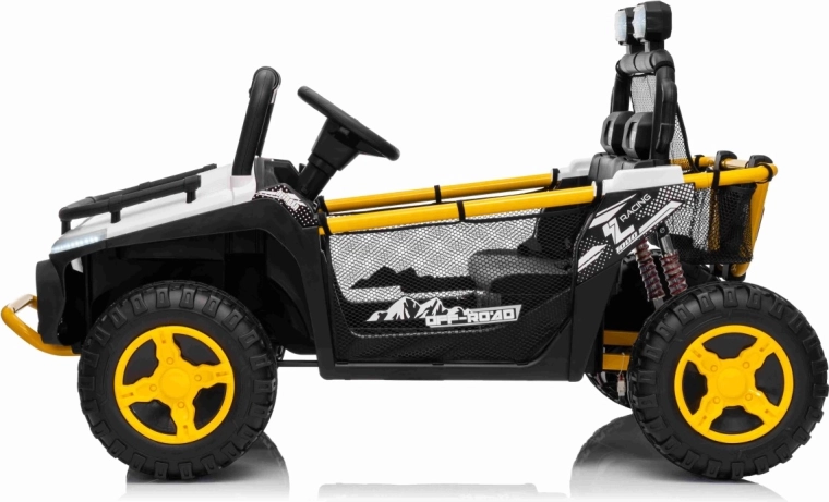Elektrische kinderbuggy UTV SPEED – wit, 24 V
