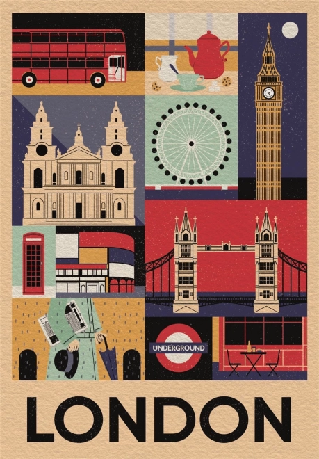 CLEMENTONI Puzzel Style in the City: Londen 1000 stukjes