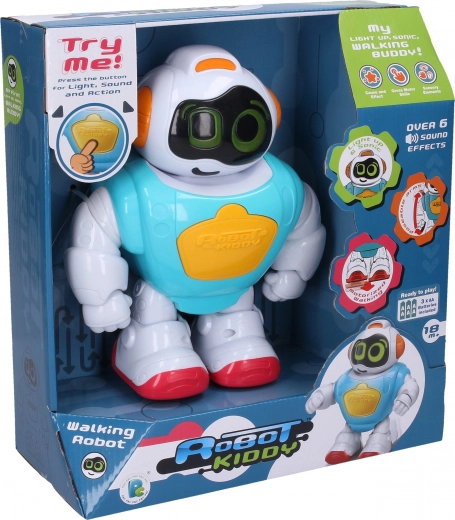 Kiddy Robot lopend met effecten 21 cm