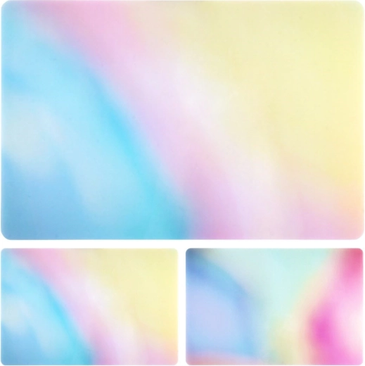 Pastelkleurige placemat 43,5 × 28,5 cm