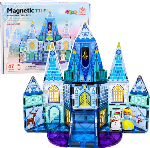 Magnetische constructiedelen prinsessen-ijskasteel (47 onderdelen)