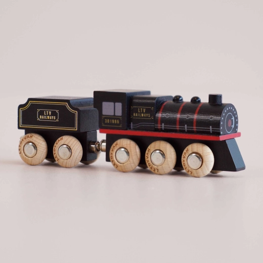 Le Toy Van houten autootje Francis stoomlocomotief