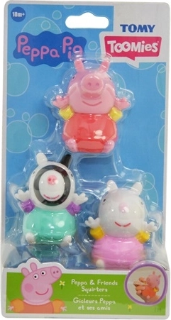TOMY Peppa Pig waterfiguurtjes set 3 stuks