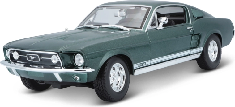 Maisto modelauto Ford Mustang GTA Fastback 1967 1:18 groen metaal, metalen