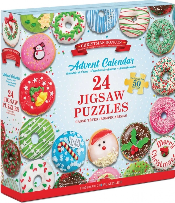Eurographics puzzel adventskalender – Donuts
