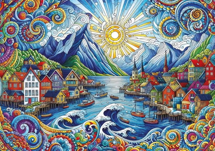 Puzzle Art Puzzle Keltische wervelwind 1500 stukjes