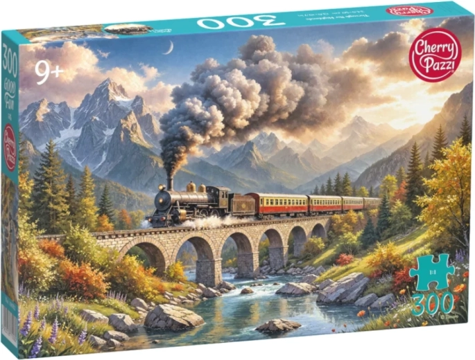 Cherry Pazzi-puzzel Stoomlocomotief 300 stukjes